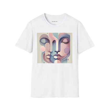 Unisex tee featuring an abstract representation of the human connection.