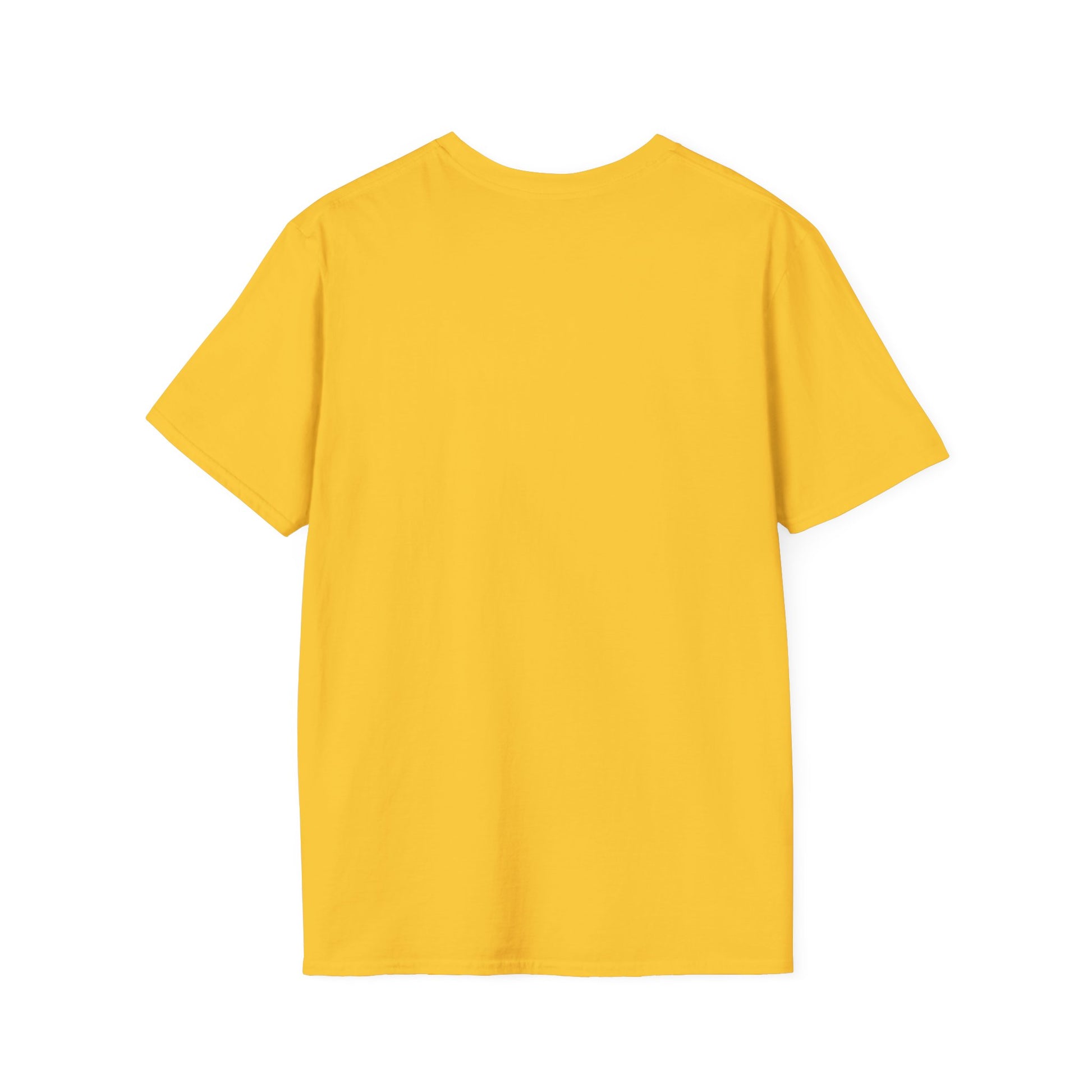 Vibrant Pop art style flamingo on a bright yellow tee from The Killer Tee.